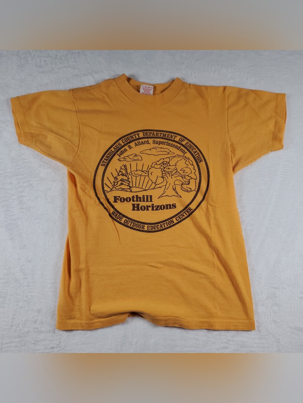 Vintage 80s Collegiate Pacific Foothill Horizons T-shirt L(14-16) USA READ